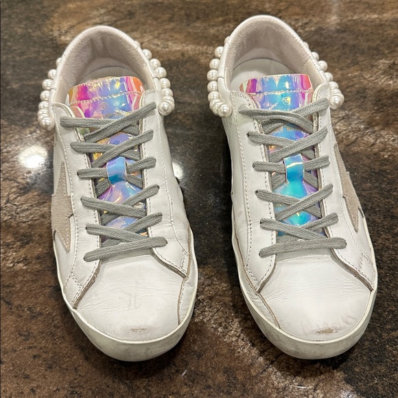 Golden Goose Superstar Iridescent and Pearl Accents - Picture 12 of 15